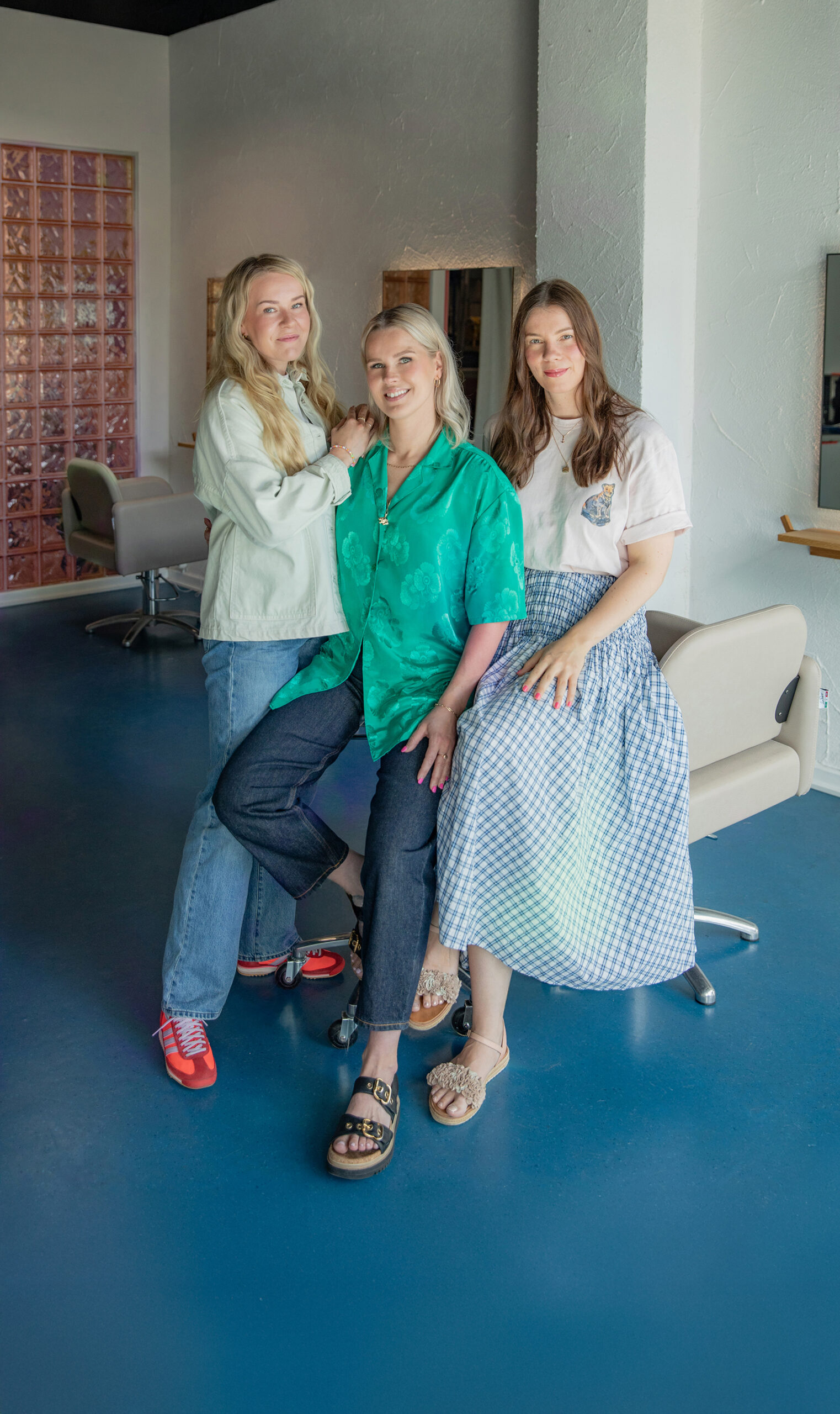 Riina Löytynoja, Anne Flink, Jenny Grönroos